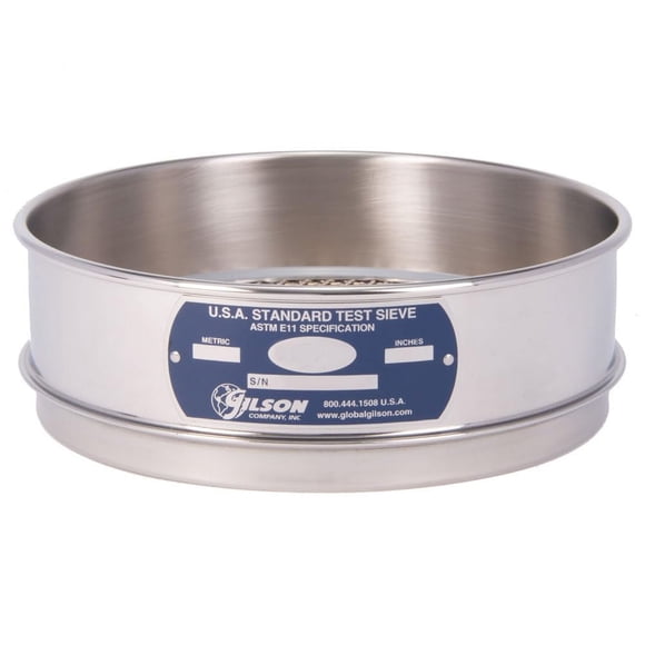 Tamiz Gilson Company 20 cm No. 3‑1/2 Acero Inoxidable