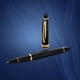 thumbnail image 5 of Bolígrafo Rollerball Expert Gloss Negro Con Detalles En Oro De 23 Quilates, 5 of 7