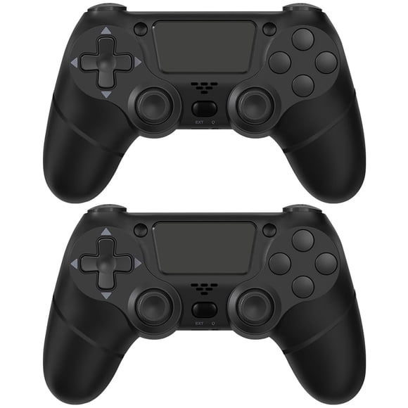 BLUE LAKE Performance Controlador de Juego Inalámbrico Pack de 2 Compatibles con PS4/Steam/Android/iOS, Carga USB‑C 1000 mAh – Negro