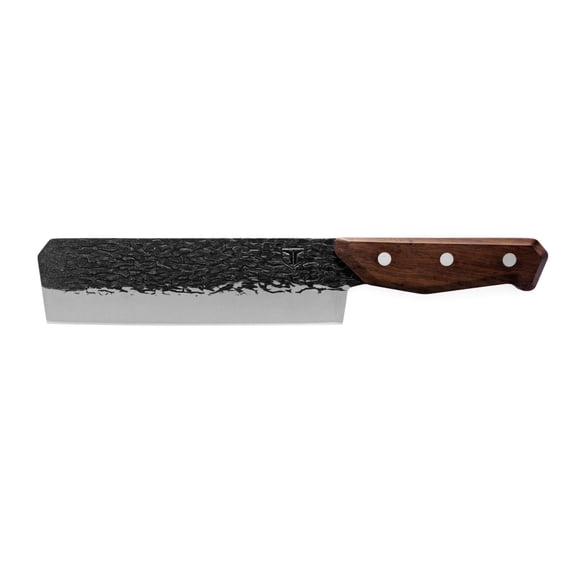 Cuchillo Nakiri True Utility 5Cr15MoV con Mango de Madera Monzo