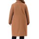 thumbnail image 3 of Agnes Orinda Trajes de Halloween Abrigo de Mujer Tallas Grandes Abrigo de Trinchera de Largo Medio con Solapa Grande de Doble Botonadura 2X Camel, 3 of 5