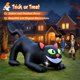 thumbnail image 2 of Gato hinchable FunFanso de 213 cm, color negro, con luces LED, 2 of 6