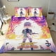 thumbnail image 1 of Jentry Chau vs. El Inframundo Conjunto de sábanas temático, trío de piezas, cómodo y amigable con la piel, diseño único, regalo de decoración para el hogar para familiares, amigos y fans,173cm *218cm, 1 of 6