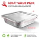 thumbnail image 2 of Sartenes de aluminio cuadrado Stock Your Home de aluminio de 8 x 8 pulgadas (paquete de 20), 2 of 7