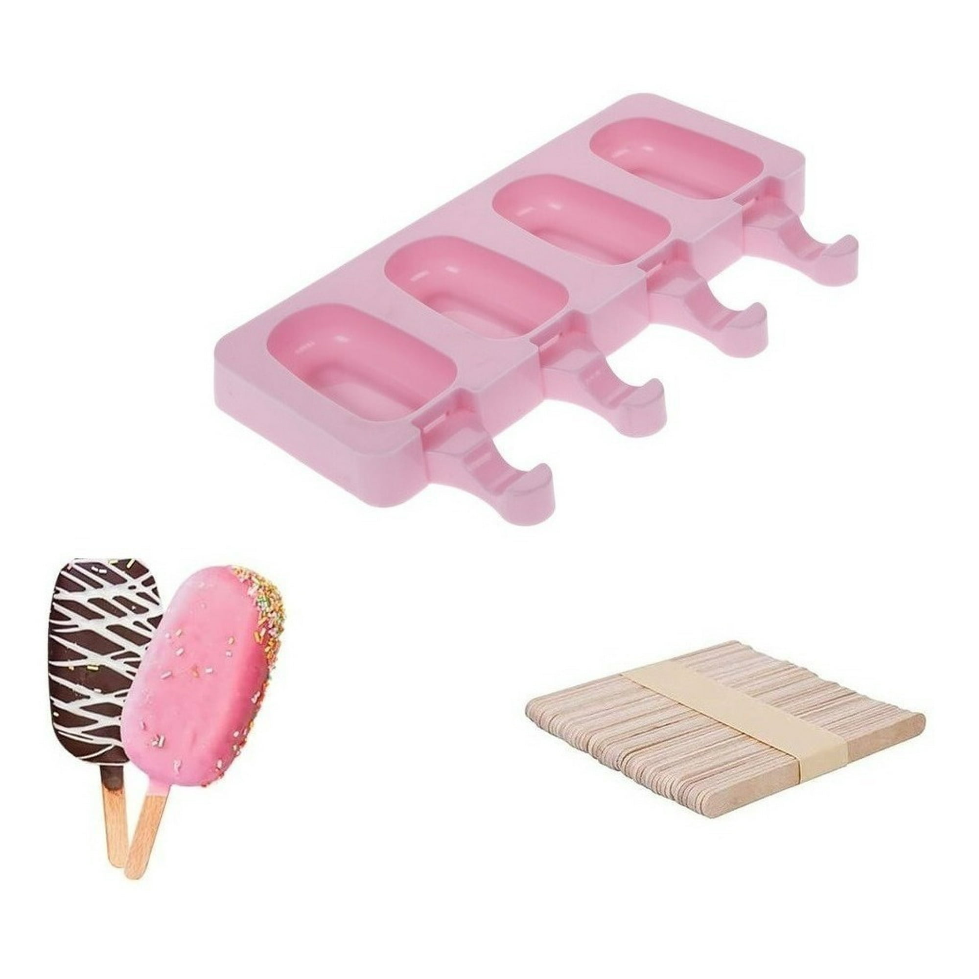 Genérico - Moldes De Silicona Para Helados Molde Paletas Helado Paleta