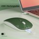 thumbnail image 2 of Ratón inalámbrico Uciefy Q5 Slim recargable de 2,4 G verde negruzco, 2 of 8