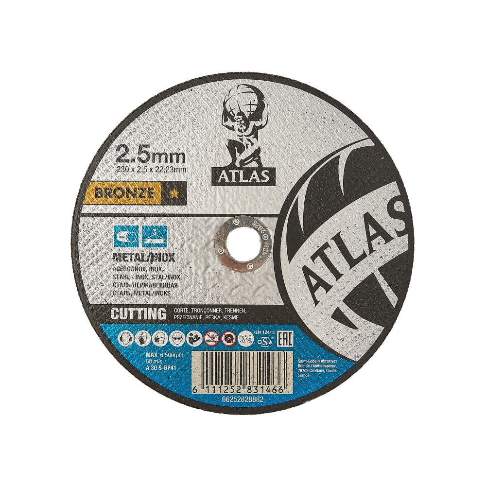 Atlas - Disco De Corte Metal 9 Pulg