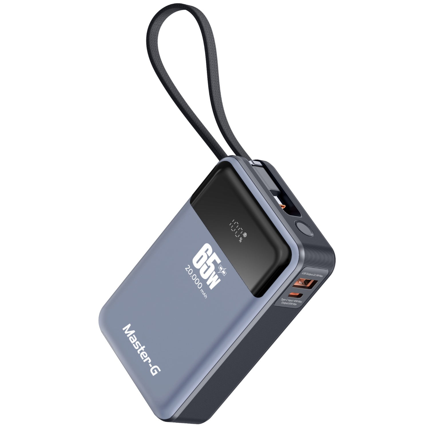 Batería Externa Power Bank Notebook 20000 Mah 65w Master-g
