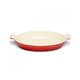 thumbnail image 1 of Plato De Hierro Enlozado Ovalado Rojo 26 Cm, 1 of 3