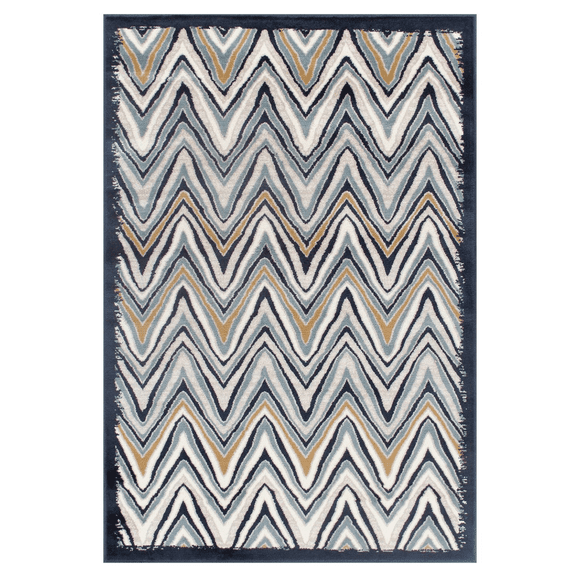 Alfombra Heatset Satchi 160 x 235 Rainbow Navy Made in Egipto