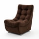 thumbnail image 1 of Sofa Descanso Marron Felpa, 1 of 1