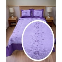 Genérico - Cubrecama King - Super King Bordado