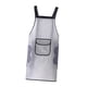 thumbnail image 4 of Delantal De Chef Delantal De Cocina Delantal Impermeable A Prueba De Aceite Para Chef Salon Hombres Mujeres Blanco, 4 of 5