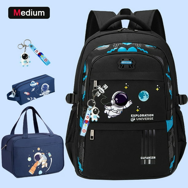 Elementary Student Backpack Children New School Bags for Boys Kids Schoolbags Waterproof Book Bag With Lunch Bag Pencil case
