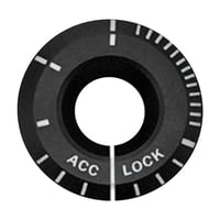 Ioensy - Embellecedor De Decoración De Orificio De Llave De Cubierta De Encendido De Arranque De Motor De Coche Para Audi Negro