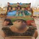thumbnail image 1 of The Croods Cartoon Bedding Sets Ultra Soft Skin-Friendly Duvet Cover 3 Piece, Cute Comforter Cover Bed Set for Boys Girls Kids, 1 of 5