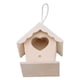 thumbnail image 4 of Casa de madera para pájaros sin terminar, para pintar, nido colgante de madera para dormir, para decoración de jardín de aves silvestres al aire libre., 4 of 8