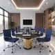 thumbnail image 3 of Silla de oficina LeisureMod Ergonomic Executive con soporte lumbar, 3 of 9