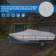 thumbnail image 4 of Funda para barco iCover, remolcable de 17 a 19 pies, impermeable con bolsa de almacenamiento, 4 of 7