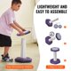 thumbnail image 5 of Silla Inestable para Niños VEVOR con Cojín de Espuma Edad 7-14 Morado, 5 of 9