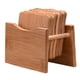 thumbnail image 3 of juego de té de bambú de la estera de la taza de té de bambú estera de la taza de té de bambú cuadrado 12x7x11cm, 3 of 5