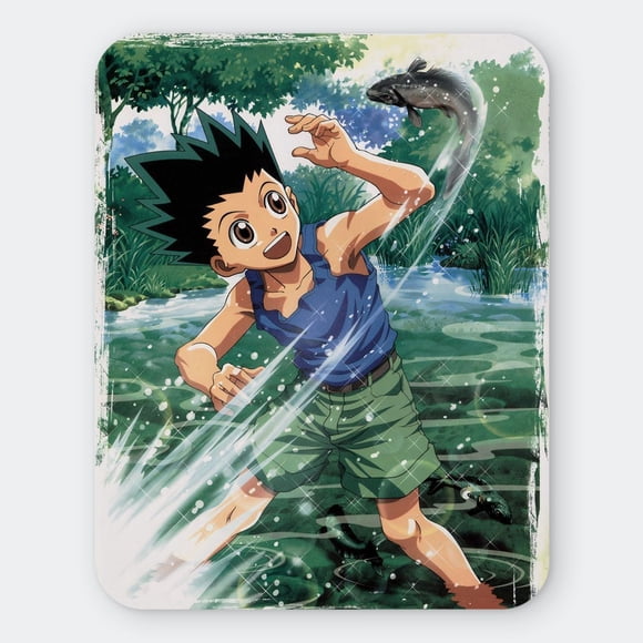 Mousepad 20x24 Cm - Diseño Gon Freecss Whale Island Fishing