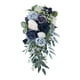 thumbnail image 4 of Elegantes Ramos De Boda Para Novia En Forma De Cascada Decoración Hecha A Mano Azul, 4 of 5