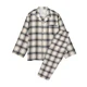 thumbnail image 3 of Conjuntos de pijama para hombre, ropa de casa informal con estampado a cuadros, camisetas de manga larga, pantalones con cuello vuelto, pijamas de noche, regalos para hombres, 3 of 5