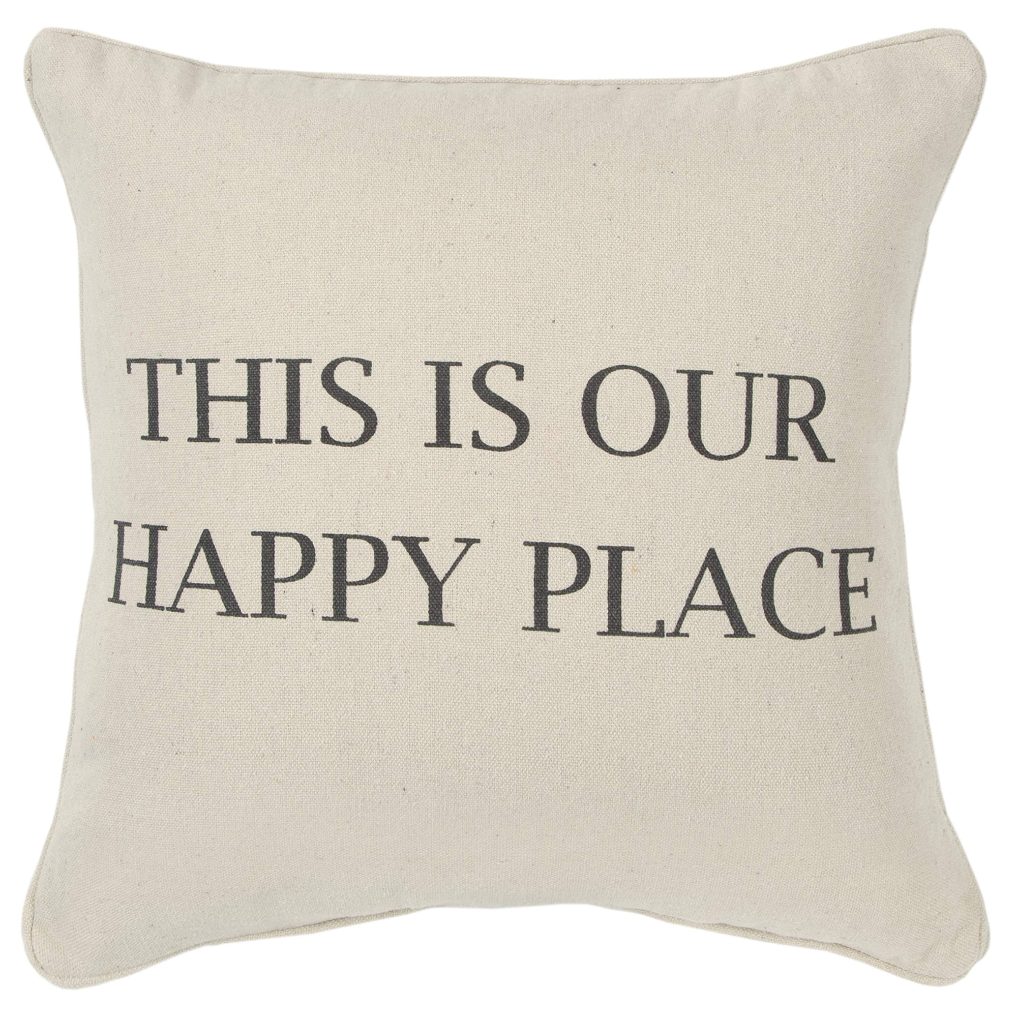Almohada Rizzy Home Con Relleno De Plumón, 50 X 50 Cm, Con Funda De Algodón