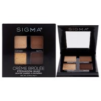 Sigma - Cuádruple De Sombras De Ojos - Creme Brulee De Para Mujeres - 0,14 Oz De Sombra De Ojos