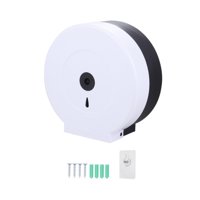 Magideal - Dispensador De Papel Higiénico Comercial, Soporte Para Rollo De Papel Higiénico, Dispensador De Pañuelos Práctico E Impermeable, Para Baños Y Centros Blanco