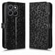 thumbnail image 2 of Funda Cartera Lunares Motorola Edge 70 Fusion con Tarjetero, Correa y Soporte Negro, 2 of 6