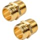 thumbnail image 1 of Adaptador para manguera de jardín, conector macho GHT de 3/4 in a macho NPT de 3/4 in, 1 of 3