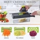 thumbnail image 3 of Picadora de verduras Dewpeton, cortadora de mandolina, 16 en 1, con recipiente, 3 of 5