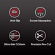 thumbnail image 3 of Cinta antideslizante Pulsar SUPERGRIP para Razer Viper V2 Pro 0,5 mm, 3 of 4