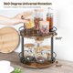 thumbnail image 3 of Organizador YATINEY de Lazy Susan, organizador giratorio para especias, 2 niveles, 3 of 9