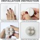 thumbnail image 4 of 6 pcs Silicona Toothpincel Holder Multifunción Hook Razo Hooks Adhesive Pared Mounted Waterprode Autoadhesivo Toothpincel Holders Hanging Towel Key Plug Cable Kitchen, Bathroom, Dom Room, 4 of 7