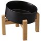 thumbnail image 1 of Cuenco para Perro DJJJOOYS 850 ml Negro con Soporte Cerámico Inclinado, 1 of 6
