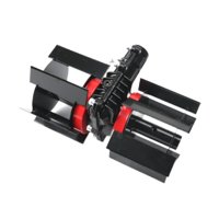 Magideal - Herramienta De Cultivador Rotativo, Cultivador Manual De Jardín, Herramienta De Excavación, Fácil Instalación, Desmalezador De Jardín, Desmenuzador De 22Cmx15Cm