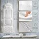 thumbnail image 2 of Almohada de Baño Shineforu 4D Malla de Aire Blanca – Soporte, 2 of 7
