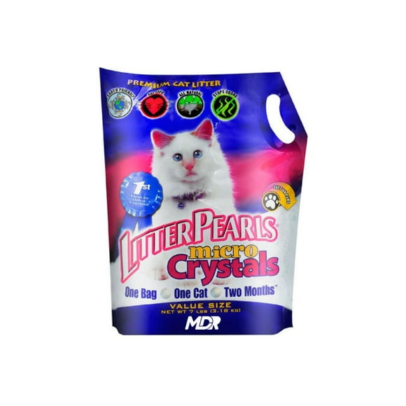 Arena Sanitaria para Gatos Litter Pearls Micro Crystals Bolsa 3,18 Kg