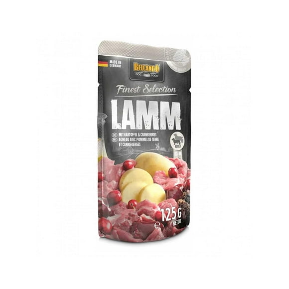 Alimento Belcando de Cordero Para Perros - Pouch 125gr amarillo 511625-1