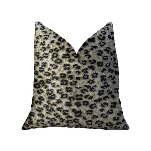 Almohada Plutus Brands Plutus Wild Cheetah hecha a mano de lujo de 40 x 40 cm
