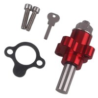 Magideal - Ajustador De Tensor De Cadena De Leva Manual, Piezas De Repuesto, Aleación De Aluminio De Fácil Instalación Para Accesorios De Motocicleta Cbr600Rr Rojo