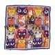 thumbnail image 2 of Pañuelo tipo seda 70x70 estampado familia de gatitos casual azul Talla Única, 2 of 4