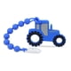 thumbnail image 1 of Set de juguetes mordederos de silicona grado alimenticio Cuebo, tractor azul, 1 of 6