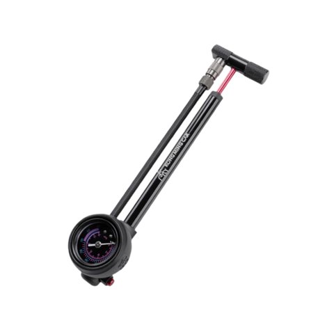 Ioensy - Bomba De Choque Para Bicicleta, Inflador De Neumáticos De Bicicleta, Bomba De Bicicleta De Metal Con Manómetro