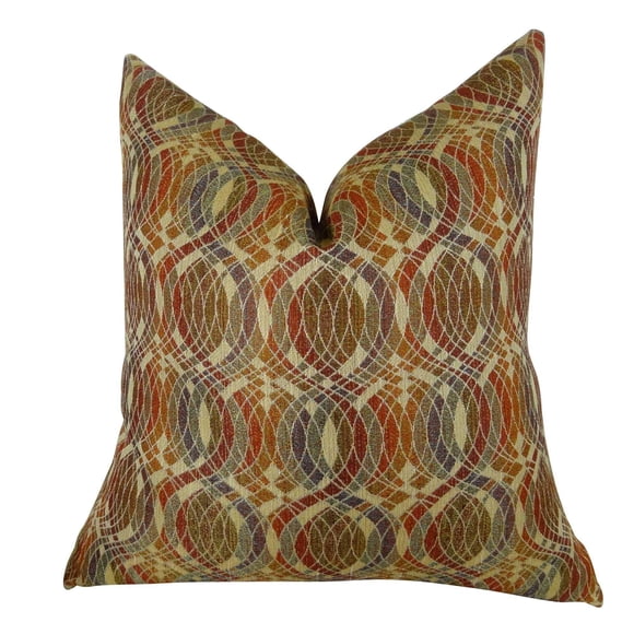 Cojín decorativo Plutus Brands Plutus Orbitz hecho a mano 66 x 66 cm morado