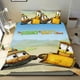 thumbnail image 1 of Juego de Funda de Edredón Temático Stinky y Dirty Desmarcar 90 cm x 190 cm, 1 of 6