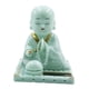 thumbnail image 1 of Estatuilla De Peque?o Monje, Juguete De Coche Con Energía Solar, Cabeza De Bobble, Adorno De Coche De Juguete, S Verde, 1 of 5
